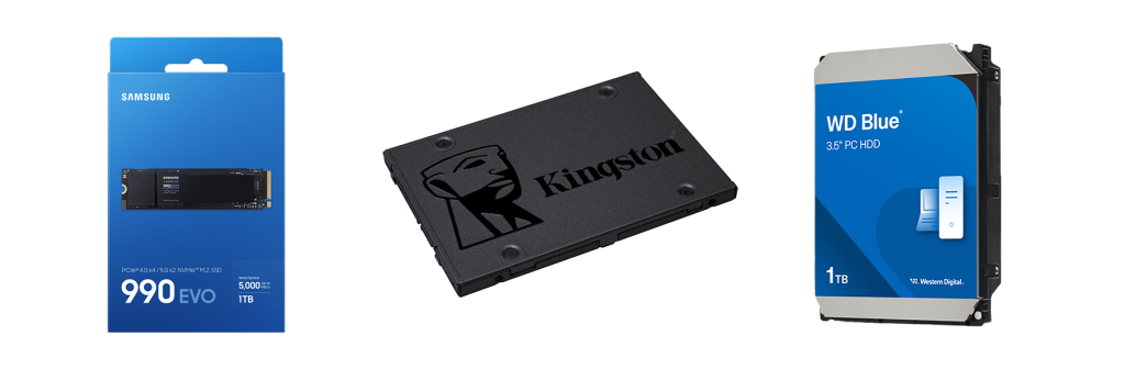Mechanical and solid state hard drives